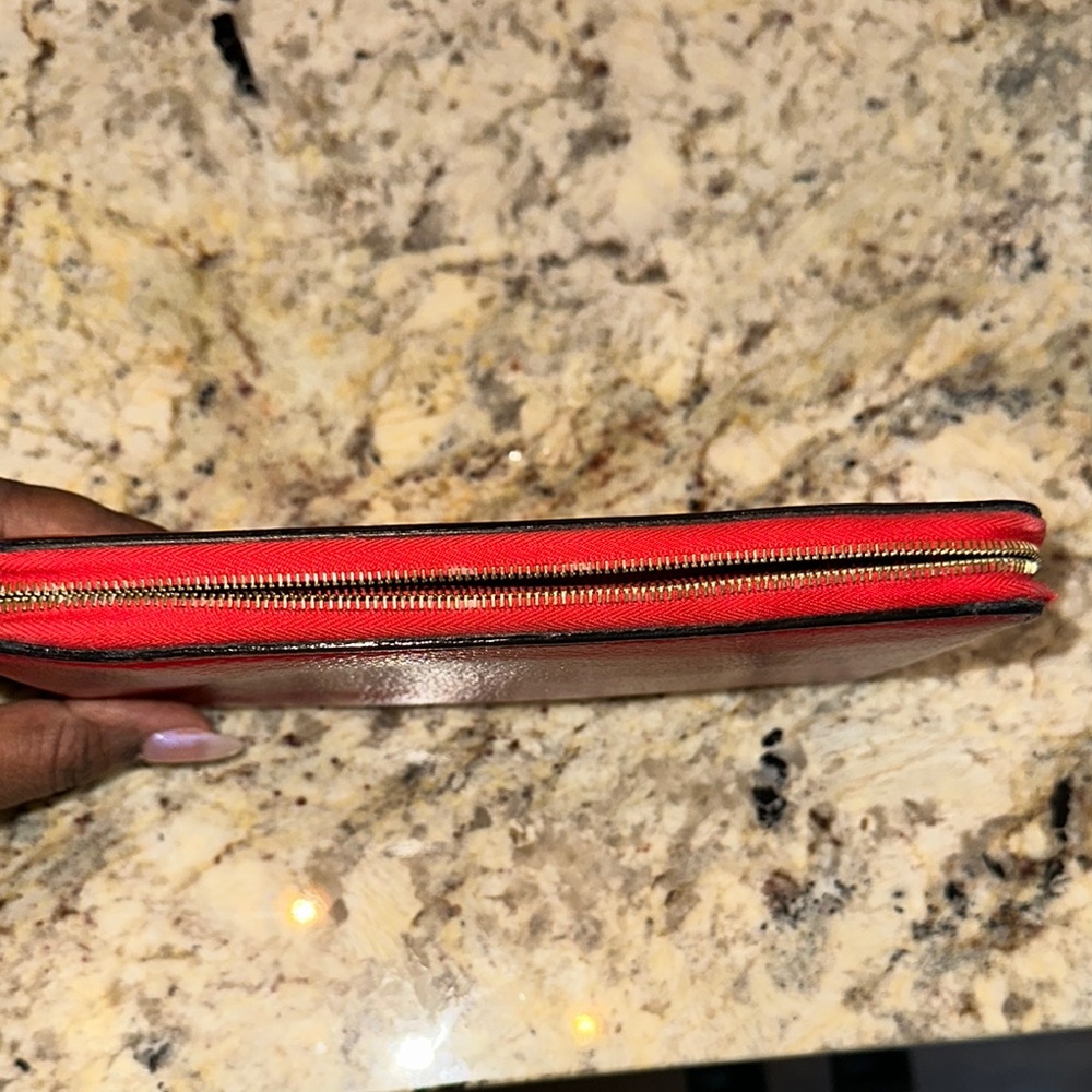 Celine Red Leather Wallet - Picture 5 of 10